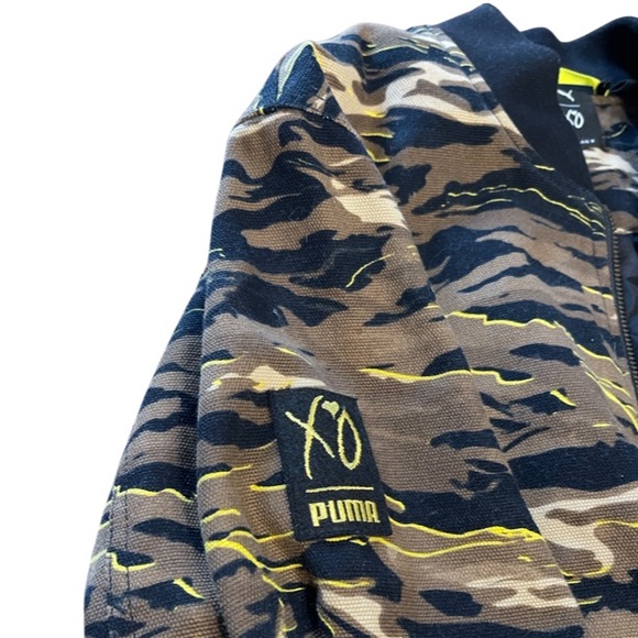 New - Limited Puma x XO / The Weekend Bomber Jacket - Camo - Picture 11 of 15